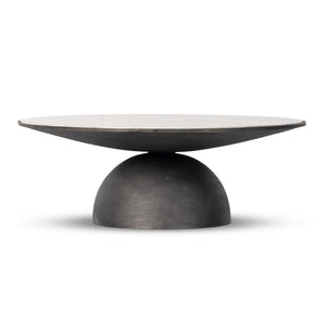 Corbett Large Coffee Table In Crm Taupe Mrb
