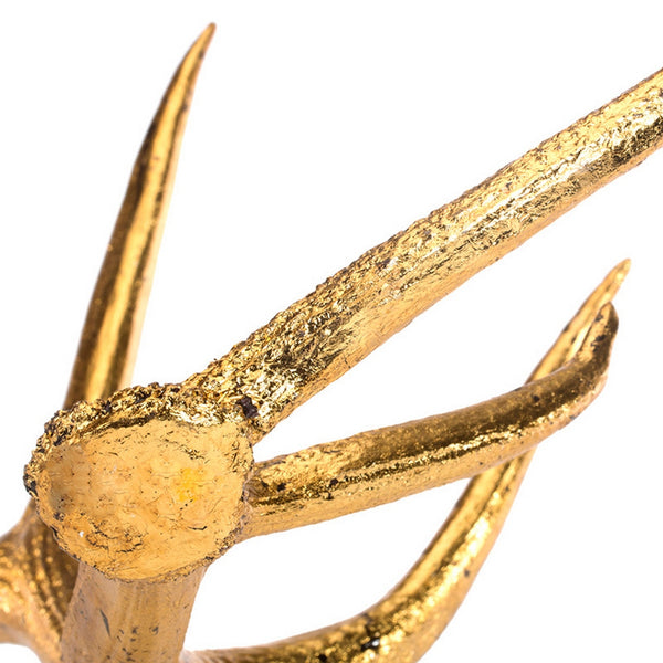 Gilded Elk Antler, single