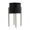 Jed Planter In Iron Matte Black
