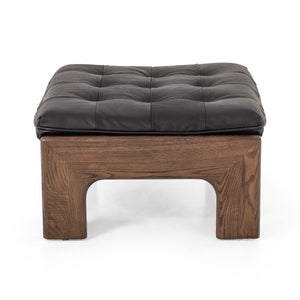 Halston Ottoman In Heirloom Black