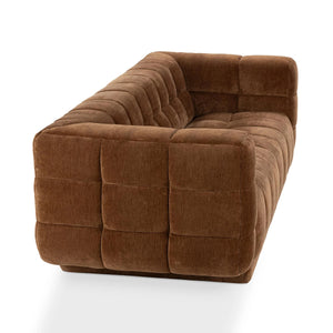 Thea Upholstered Sofa with Hand-Tufted Accents - Bronze