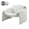 Hilda Fabric Accent Arm Chair, Boucle Beige