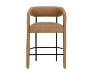 MAVIA COUNTER STOOL - LUDLOW SESAME LEATHER
