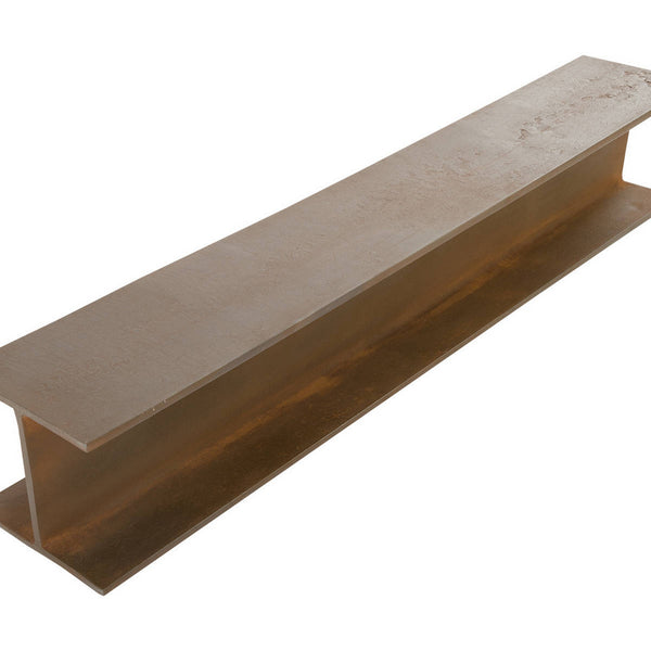 I-Beam Wall Shelf, Rusty Iron