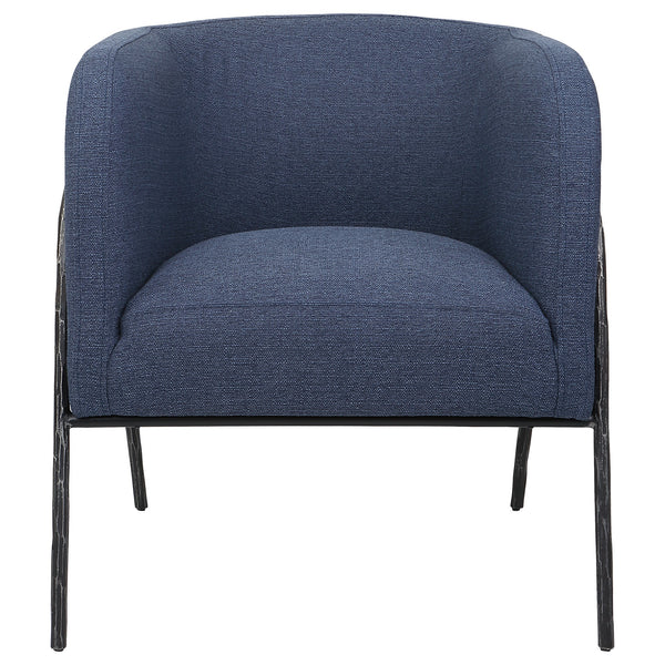 Jacobsen Denim Barrel Chair