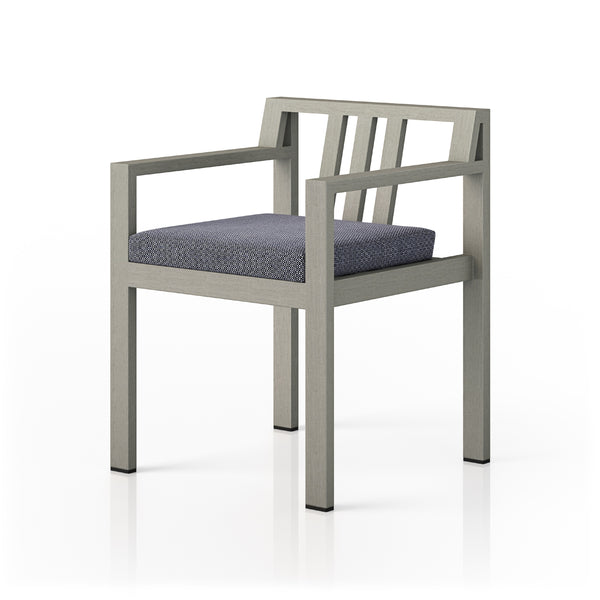 Monterey Outdoor Dining Armchair In Grey