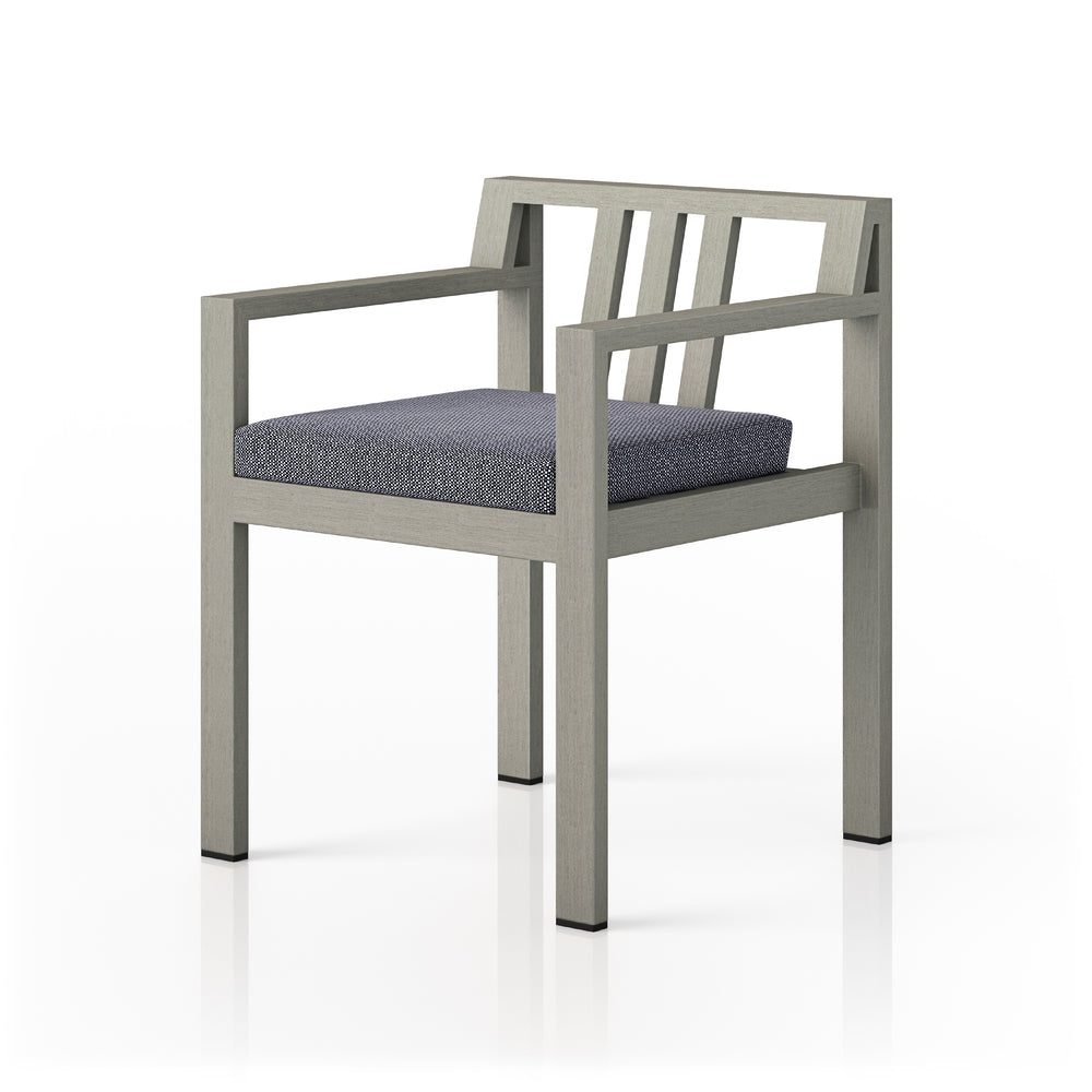 Monterey Outdoor Dining Armchair In Grey