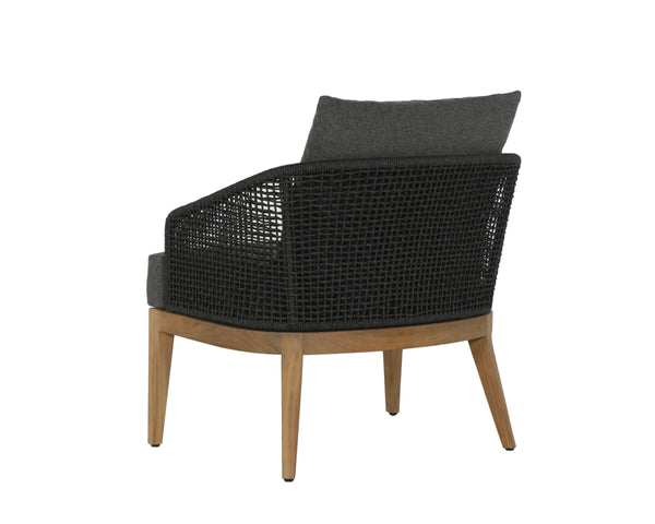 CAPRI LOUNGE CHAIR - NATURAL - GRACEBAY GREY
