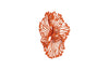 Flower Wall Art, Extra Small, Coral, Metal