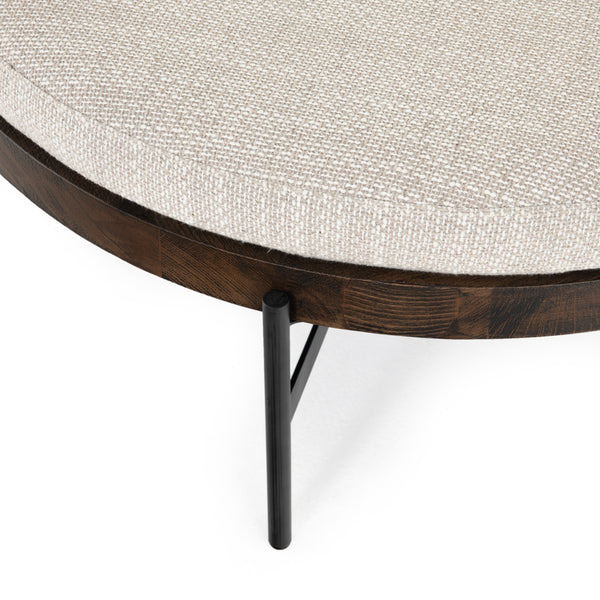 Edwyn Large Ottoman In Gibson Wheat