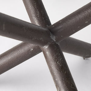 Astericks I (Large) 10L x 10W Brown Metal Decor Object