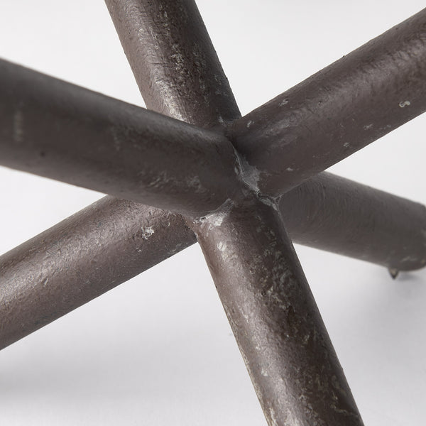 Astericks I (Large) 10L x 10W Brown Metal Decor Object