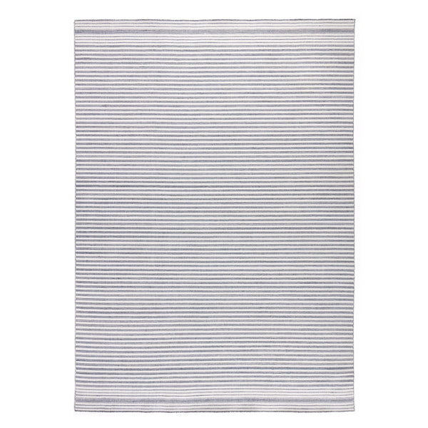 Selena Outdoor Rug In Blue Stripe And 10'x14'