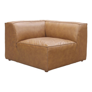 Form Corner Chair in Sonoran Tan Leather
