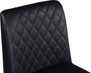 Bernard Stool In Black Faux Leather
