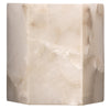 Borealis 1-Light Alabaster Hexagon Wall Sconce