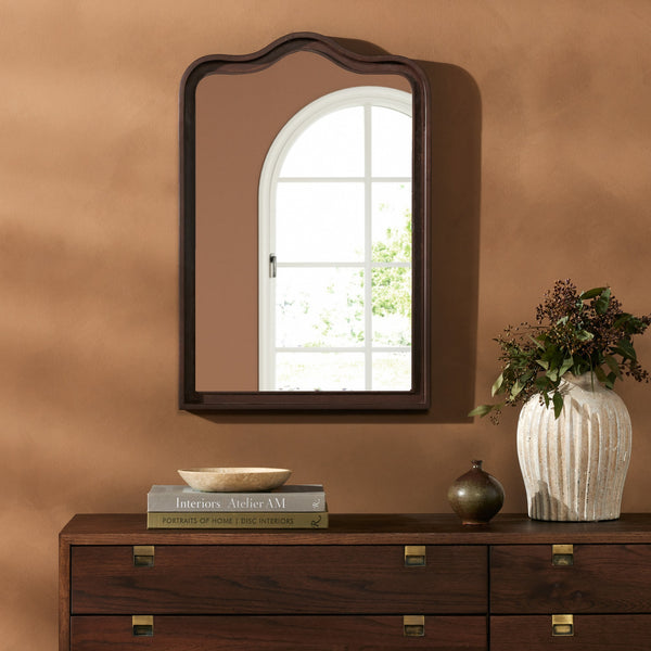 Effie Mirror In Rustic Iron