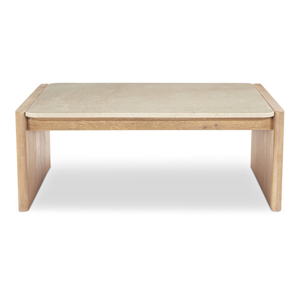 Moe's Lane Coffee Table with Botticino Marble Top