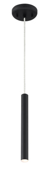 Forest 1 Light Mini Pendant in Matte black Finish
