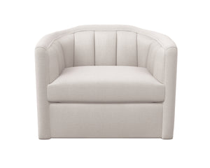 BIRRIT SWIVEL ARMCHAIR - ALASKA GREIGE