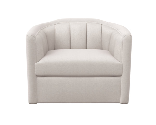 BIRRIT SWIVEL ARMCHAIR - ALASKA GREIGE