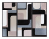 RADICAL INTERPRETATION (SET OF 3) - 28" X 66" - BLACK FLOATER FRAME