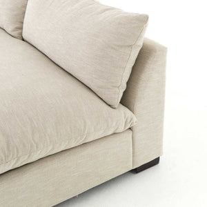 Grant Armless Sofa-Oatmeal