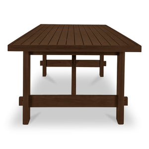 Moe's Esmond Outdoor Dining Table in Brown Teak