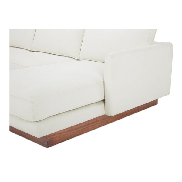 Moe's Vernon Right Sectional White
