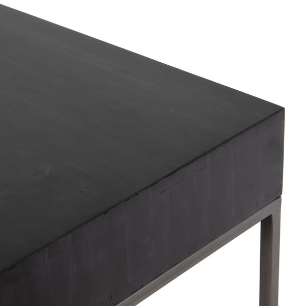 Trey Modular Writing Desk in Black Wash Poplar