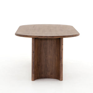 Paden Dining Table in Seasoned Brown Acacia