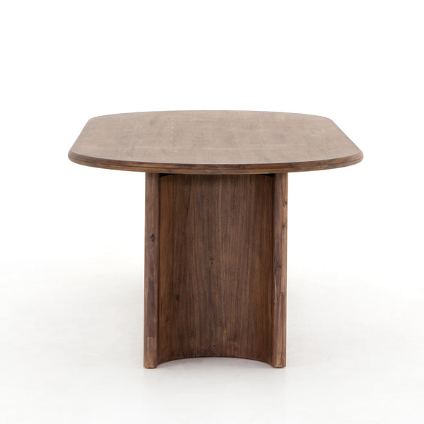 Paden Dining Table in Seasoned Brown Acacia