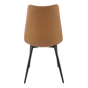 Moe's Alibi Dining Chair Set of 2 in Tan