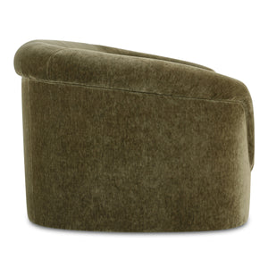 Moe's Thora Sofa Dark Green Velvet