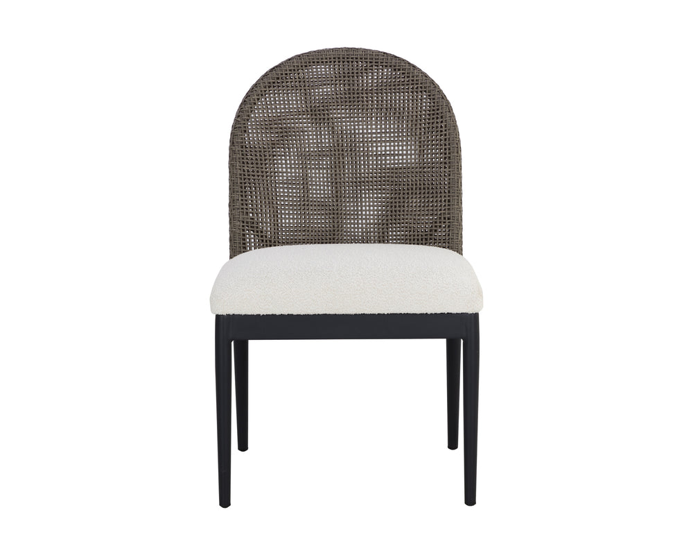 CALANDRI DINING CHAIR - BLACK - LOUIS CREAM
