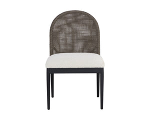 CALANDRI DINING CHAIR - BLACK - LOUIS CREAM