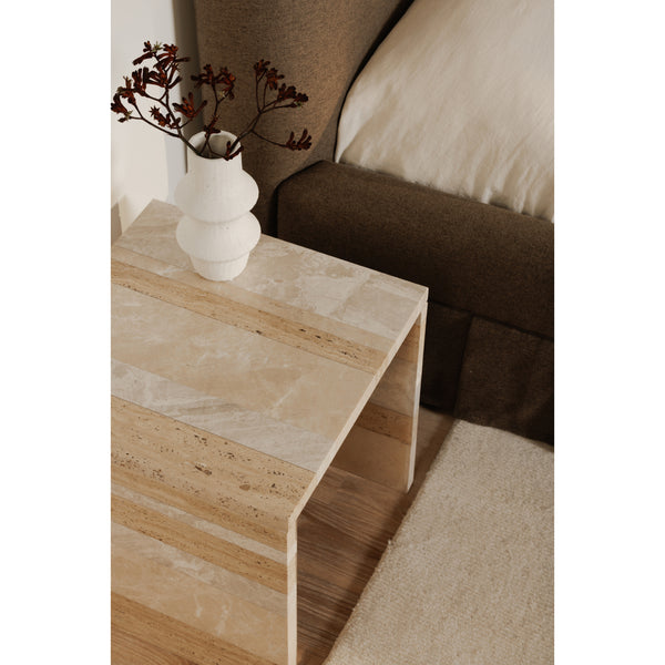 Moe's Rosa Accent Table in Mixed Marble