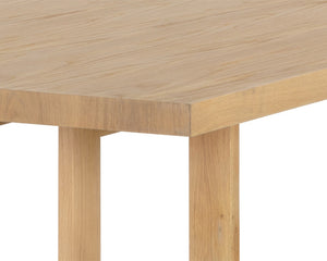 DISERA DINING TABLE - NATURAL - 96"