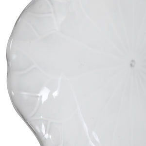 Abella Ceramic Wall Décor In White