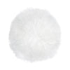 New Zealand White Sheepskin 16 Inch Round Pillow