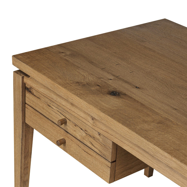 Bergstrom Desk - Warm Natural Oak Veneer