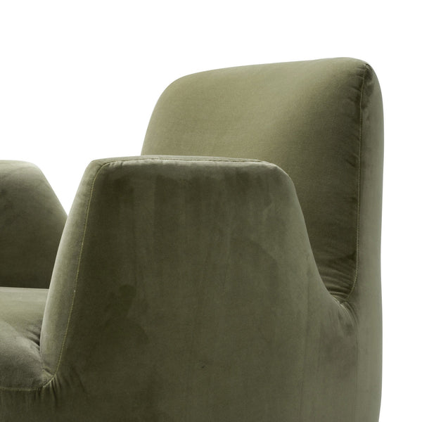 Reed Swivel Chair In Sapphire Sage