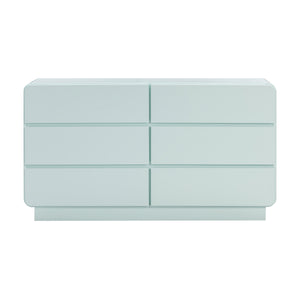 Sagura Blue 6-Drawer Dresser