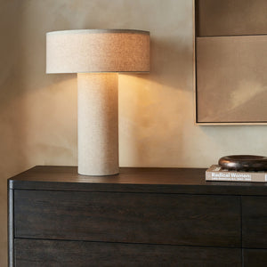 Hensley Table Lamp In Flax Linen