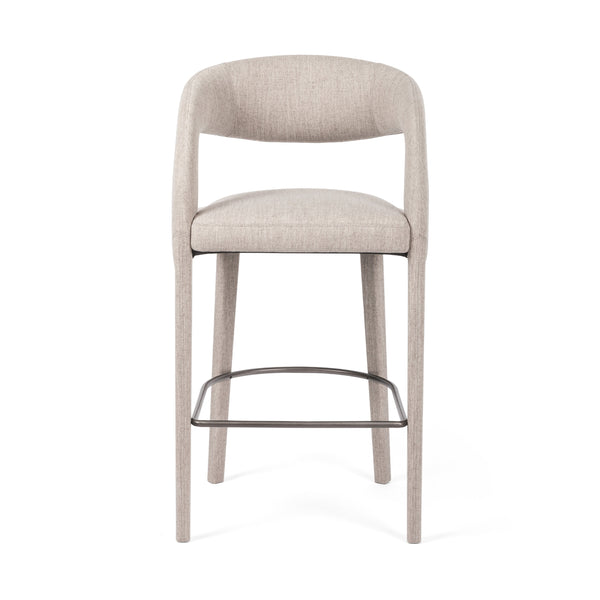 Hawkins Stool In Savile Flannel In Bar