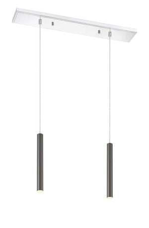 Forest 2 Light Island/Billiard in Chrome Finish