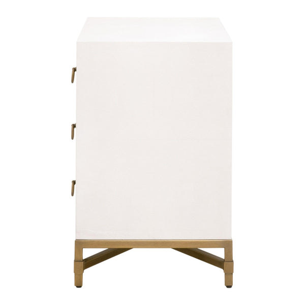 Strand Shagreen 3-Drawer Nightstand