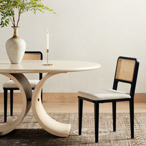 Veka Dining Chair In Savile Flax
