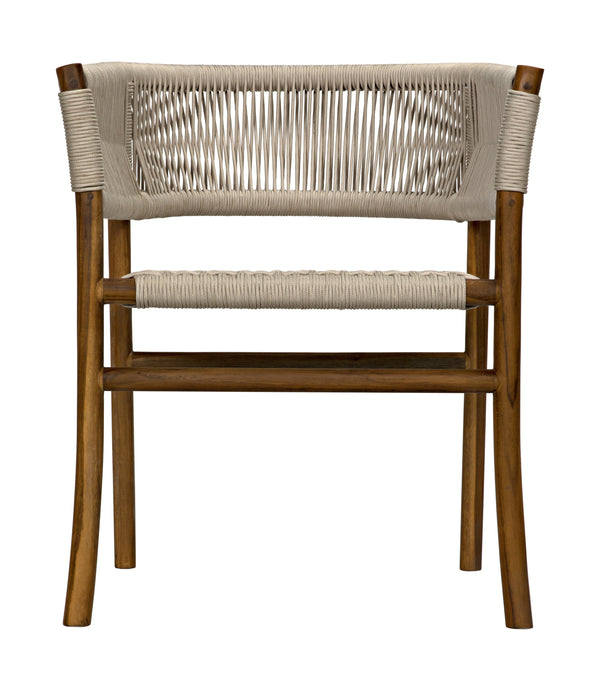 Conrad Chair, Teak with Woven Rope