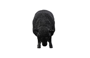 Sheep Sculpture, Gel Coat Black